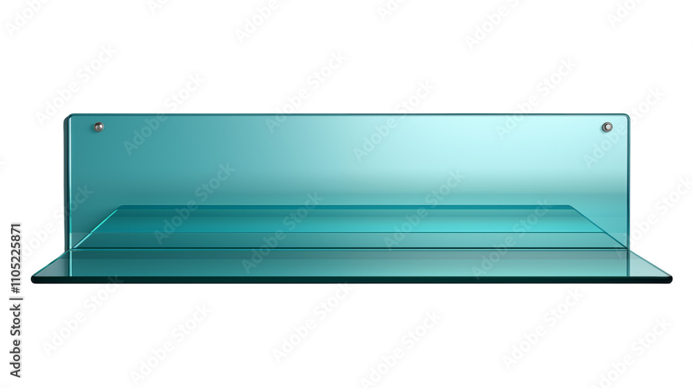 Clean and minimalist glass shelf that adds elegance and function to your contemporary home decor and storage needs, isolated on transparent background. Clean and minimalist glass shelf that adds elegance and function to your contemporary home decor and storage needs, isolated on transparent background.