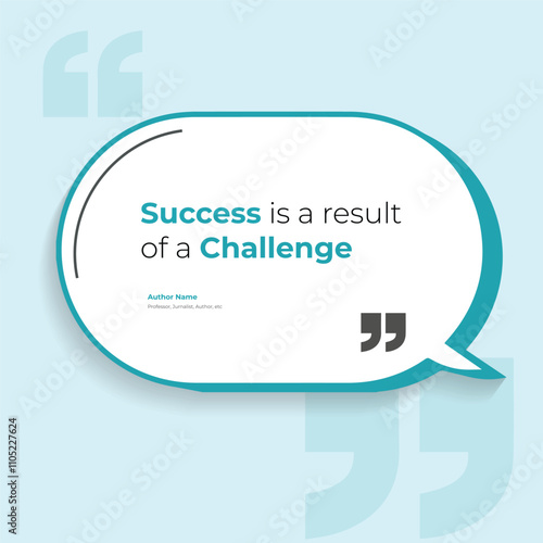 Bubble testimonial banner, quote, infographic. Social media post template designs for quotes. Empty speech bubbles, quote bubbles and text box