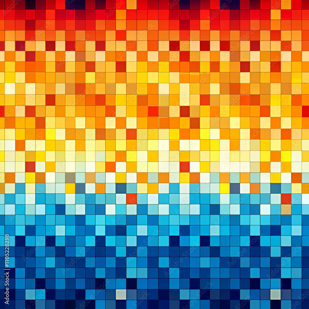 Fototapeta premium Pixelated Texture Background and Color Trends