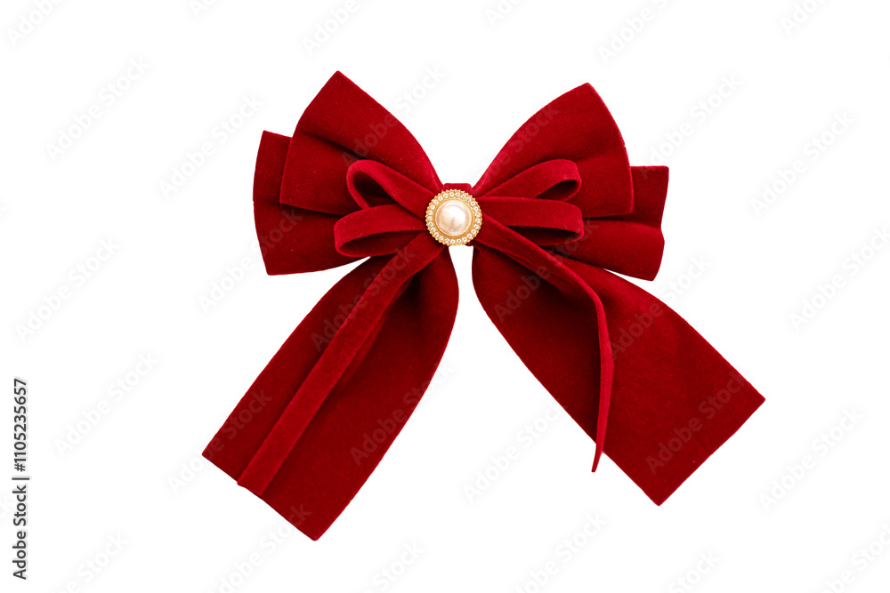 red bow isolated on white red bow isolated on white