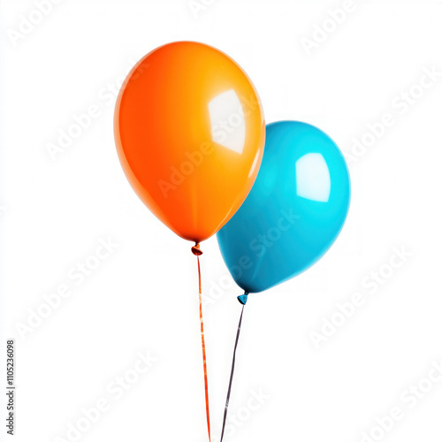 Two Balloons Isolated