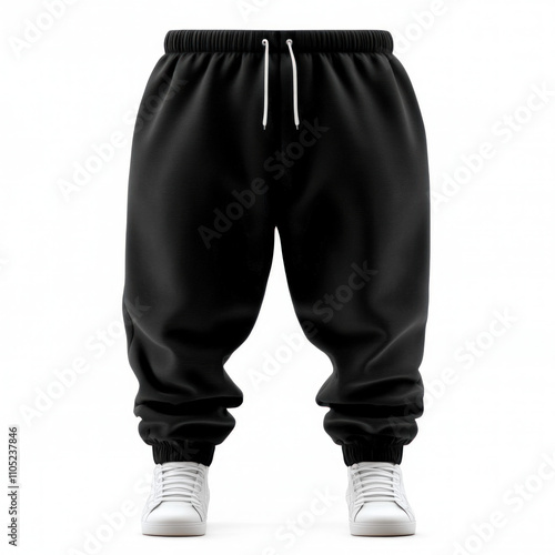 Black Trousers Isolated