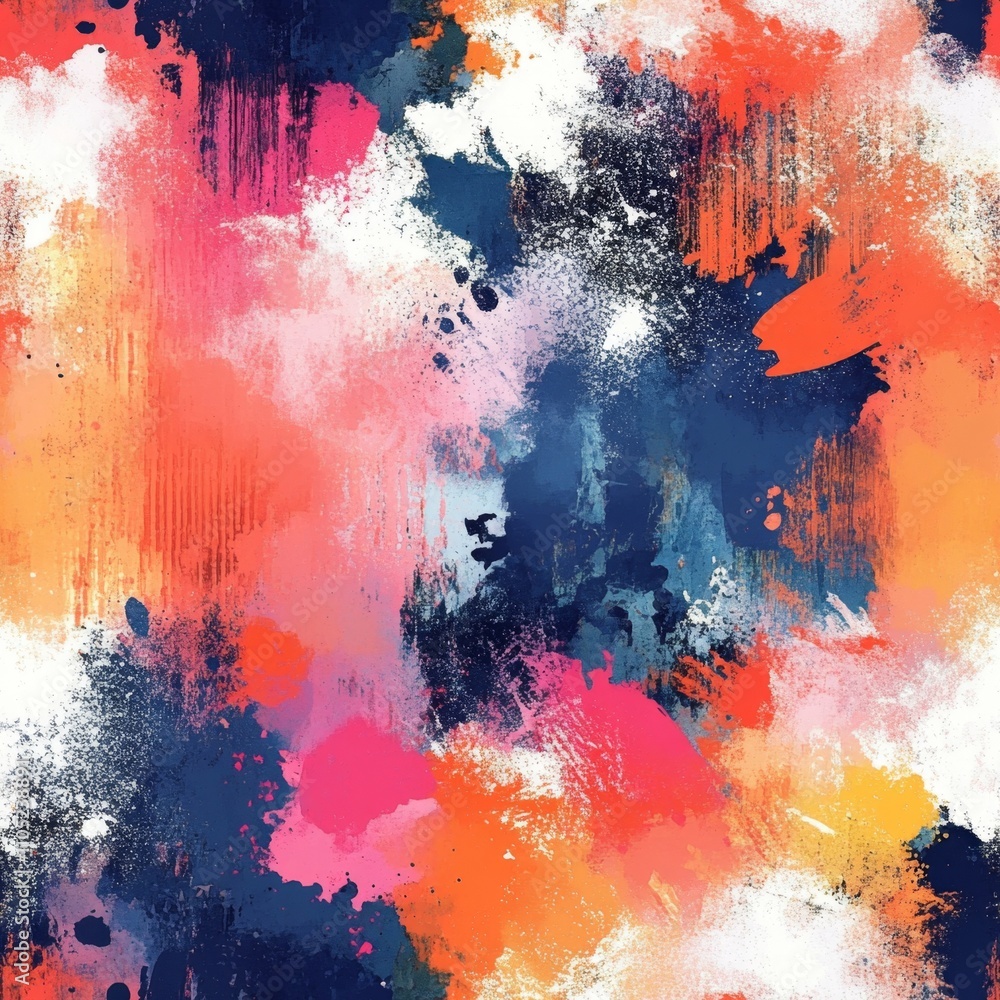 Fototapeta premium Vibrant Abstract Art Print