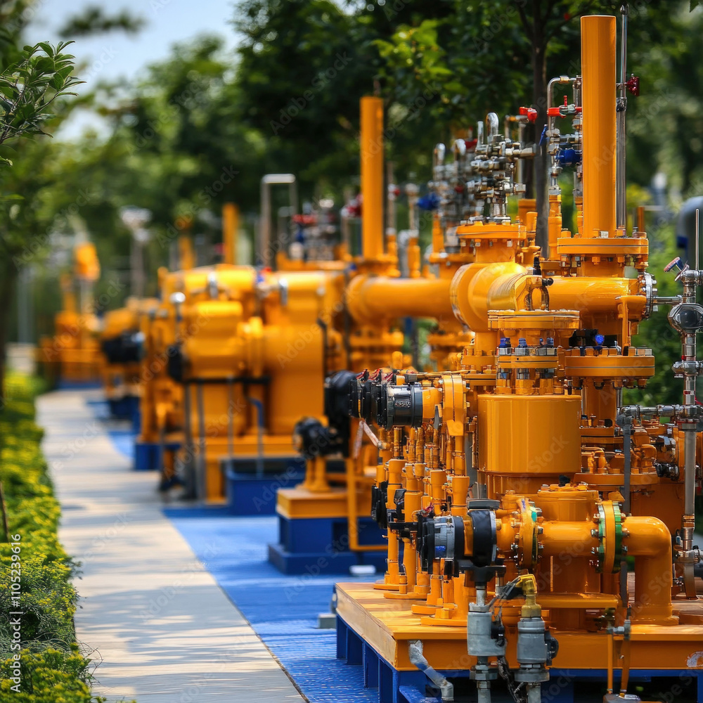 Gas Pipe Isolated Gas Pipe Isolated