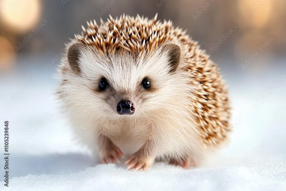 Hedgehog In Winter Hedgehog In Winter