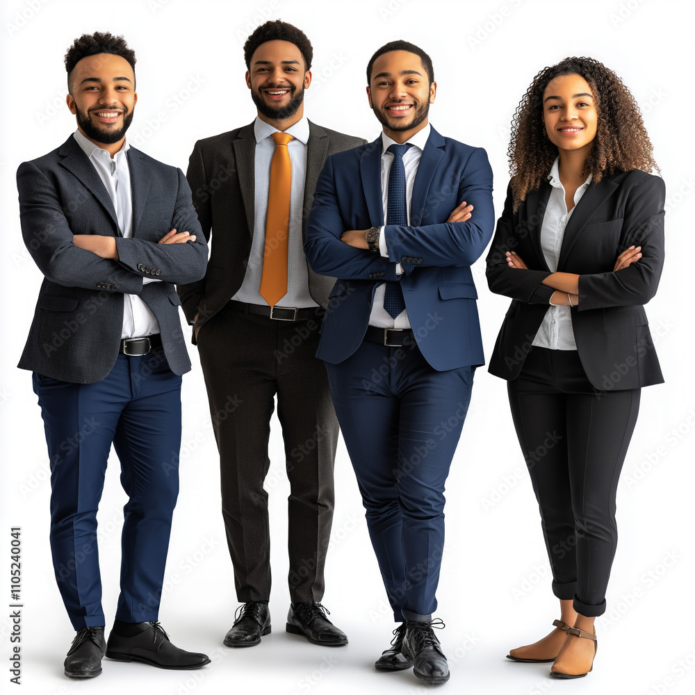 Group Of Business People Isolated Over White Background Group Of Business People Isolated Over White Background