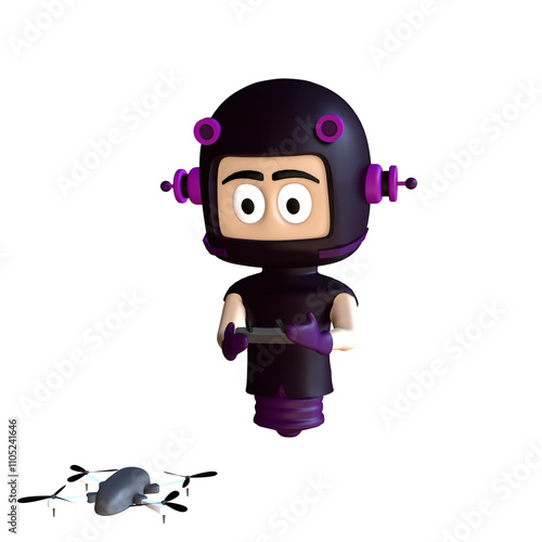 Character Mascout 3D Ilustration photo