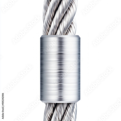Steel Cable Isolated