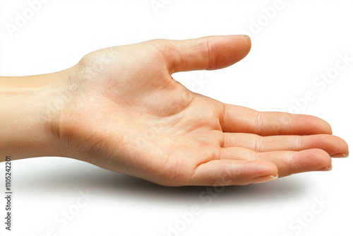 throwing on white background