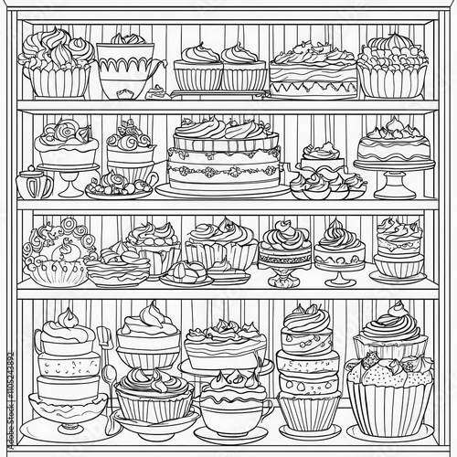 A magical cake shop filled ...
