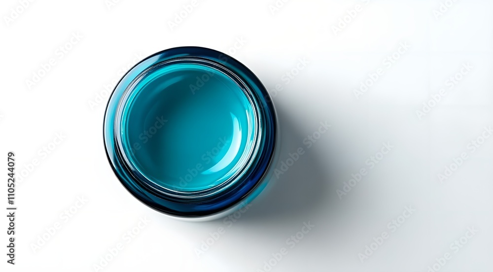 Unbranded jar with cream or face mask on white background Unbranded jar with cream or face mask on white background