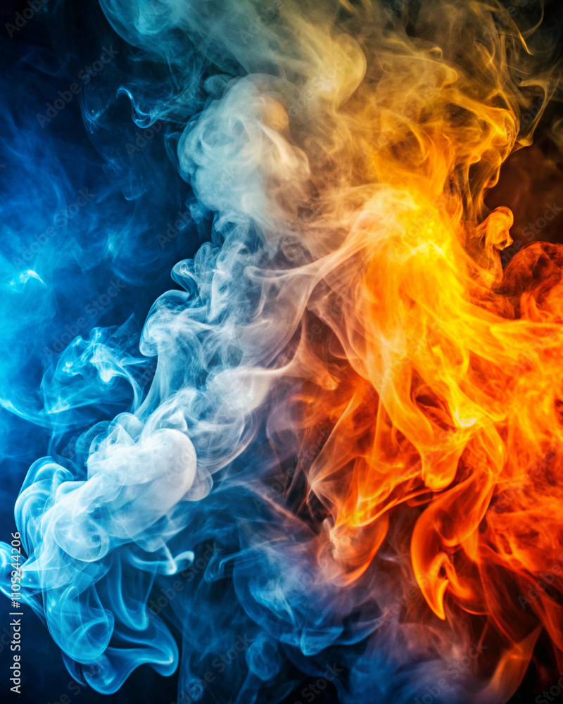 Fototapeta premium Smoke and Fog Texture Background and Color Trends