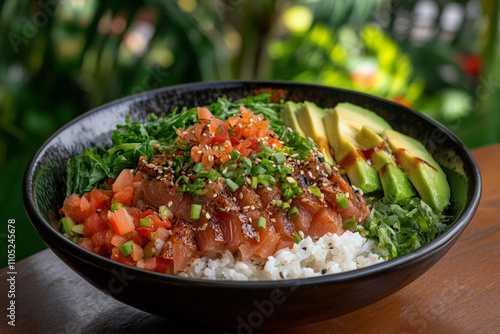 Hawaiian Seafood Poke Bowl ...