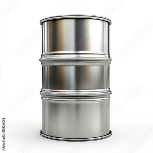 Metal Drum Isolated