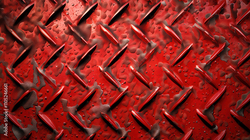Red Metal Texture