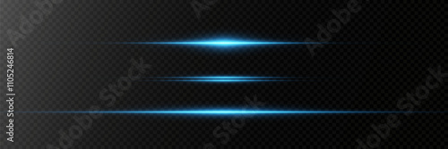 Wallpaper Mural Neon laser beams, and horizontal lines of light. Torontodigital.ca