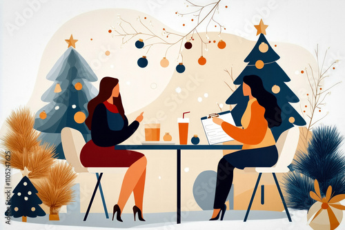Wallpaper Illustrating A Fa...