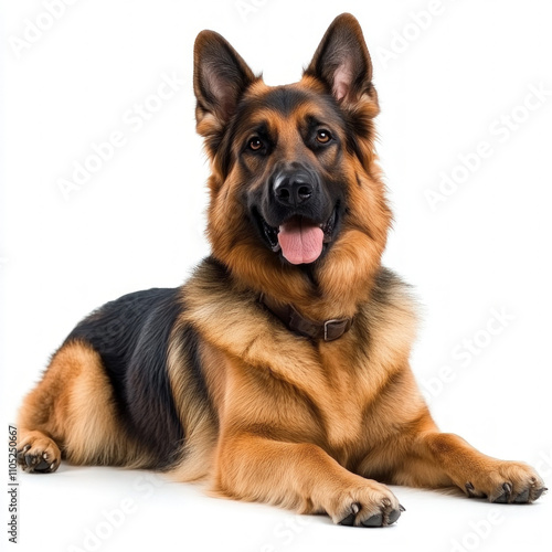 German Shepherd Isolated