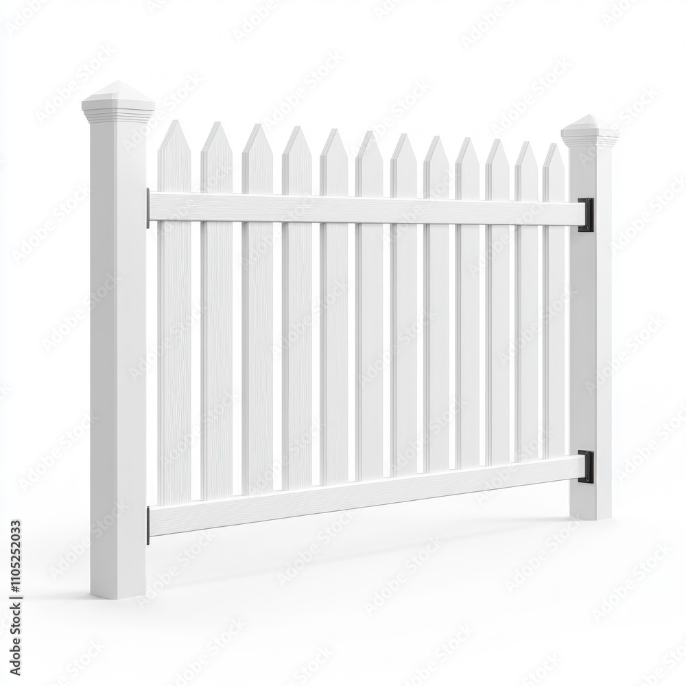 Picket Fence Isolated