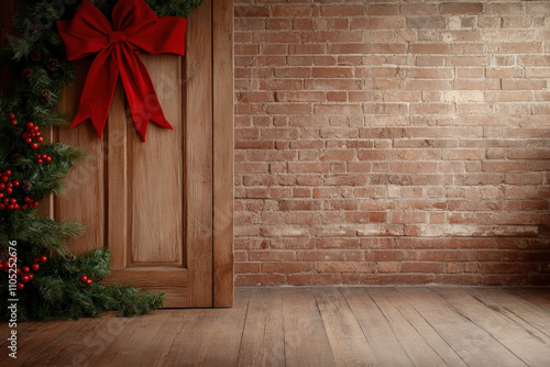 Rustic Door Adorned With A ...