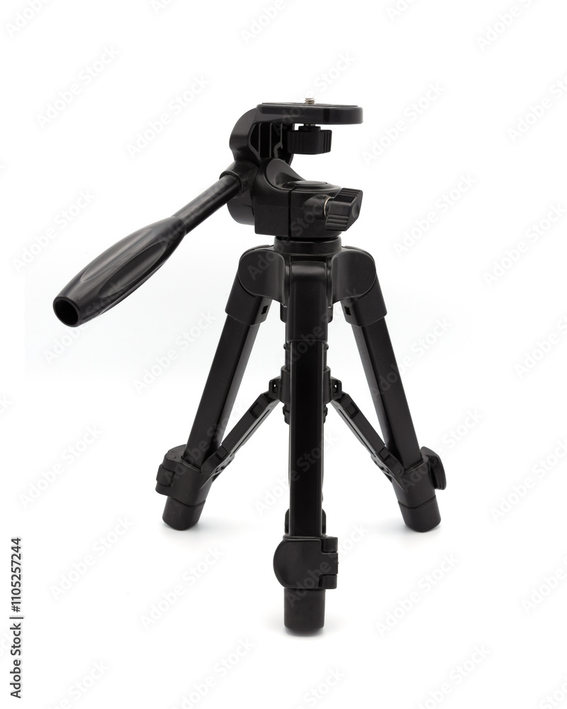 Black Camera Tripod with Adjustable Handle Black Camera Tripod with Adjustable Handle
