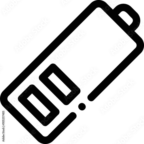 Simple vector icon battery