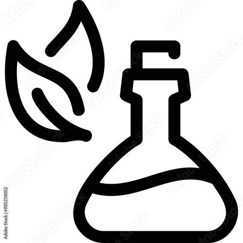 Simple vector icon flask