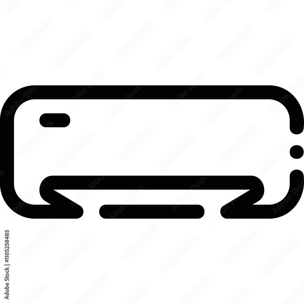 Simple vector icon air conditioner Simple vector icon air conditioner