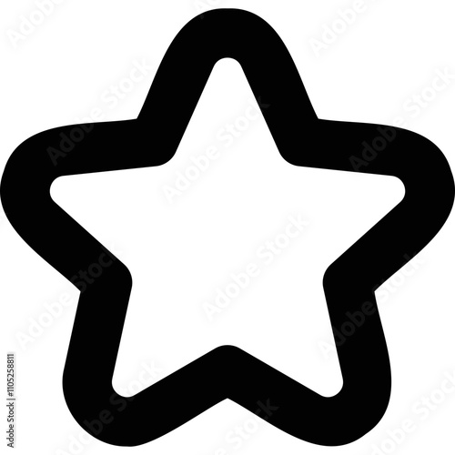 Simple vector icon star
