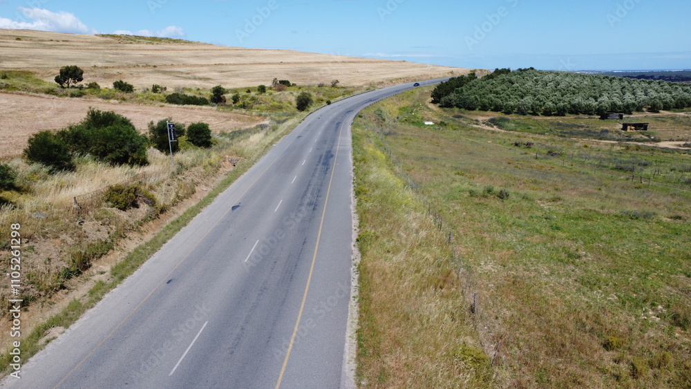 Contermanskloof road Western Cape drone Contermanskloof road Western Cape drone