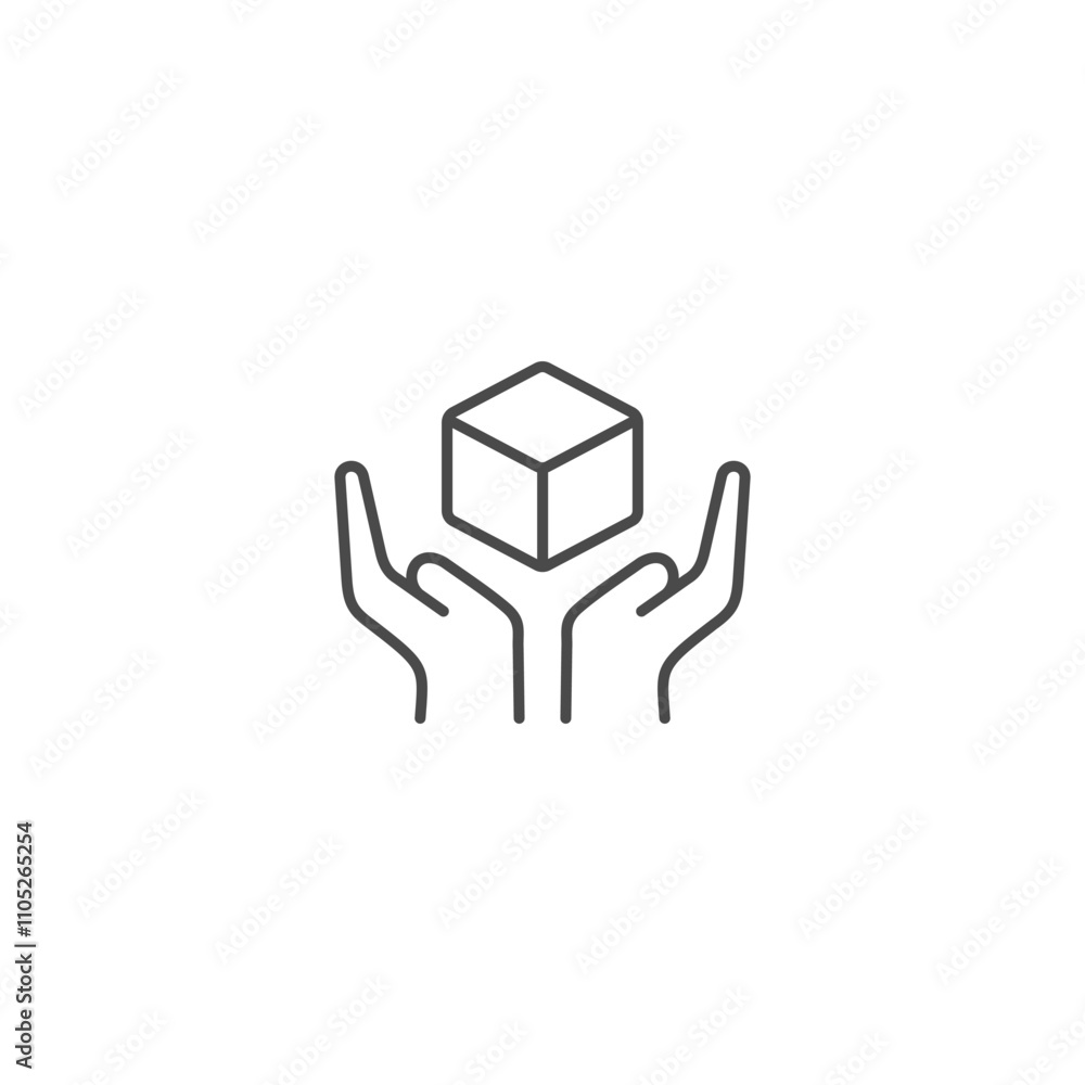 Handle with care icon template vector illustration Handle with care icon template vector illustration