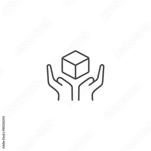 Wallpaper Mural Handle with care icon template vector illustration Torontodigital.ca