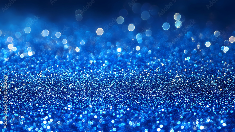 Abstract Blue Glitter Background with Sparkling Bokeh Lights Shimmering and Glistening Beautifully Abstract Blue Glitter Background with Sparkling Bokeh Lights Shimmering and Glistening Beautifully