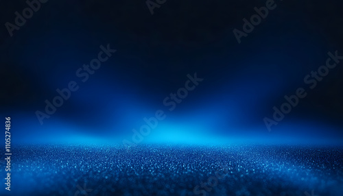 Blue gradient background grainy glowing blue light on dark backdrop noise texture effect