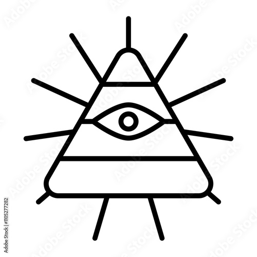 Conspiracy Theory line icon