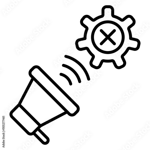 Media Manipulation line icon