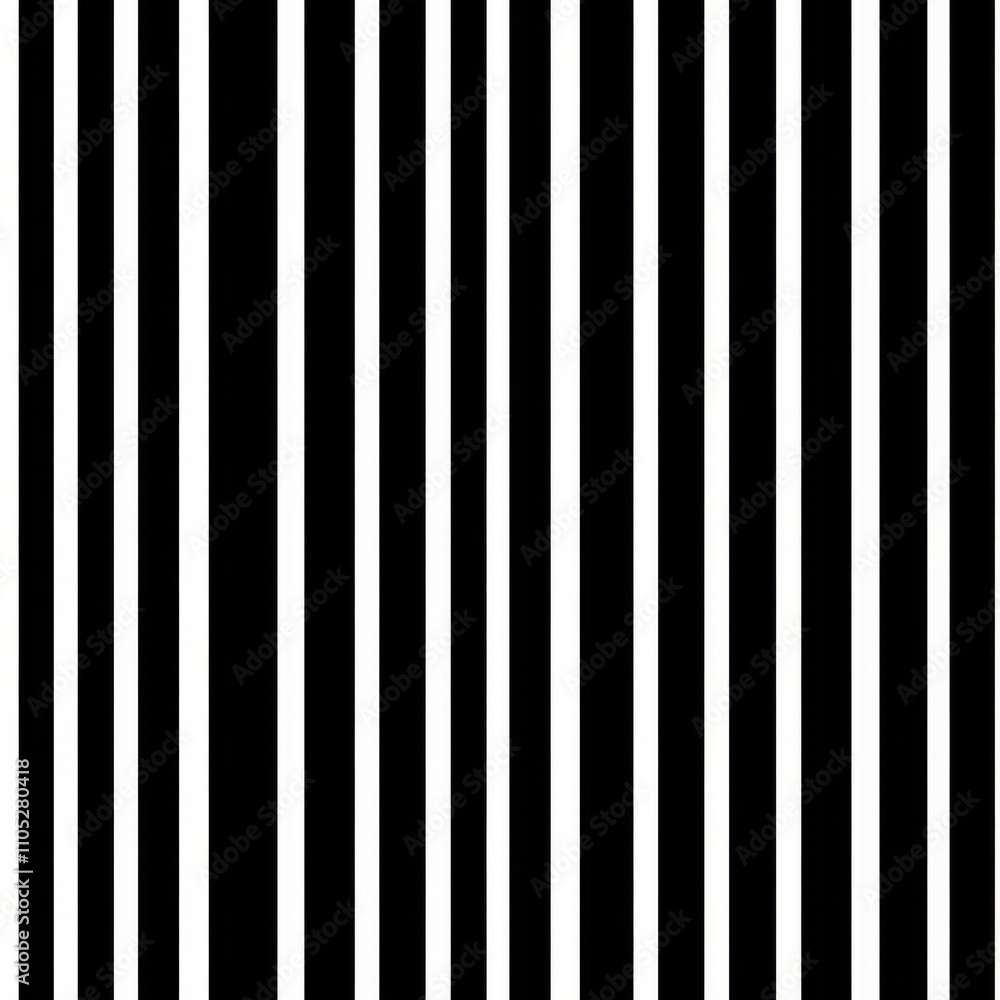 Striped Black and White Pattern Design Striped Black and White Pattern Design