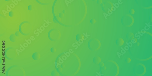 Green seamless abstract geometric circle pattern background - vector illustration from rings with opacity effect. Bokeh light lights effect background. Light Multicolor background vector illustration.