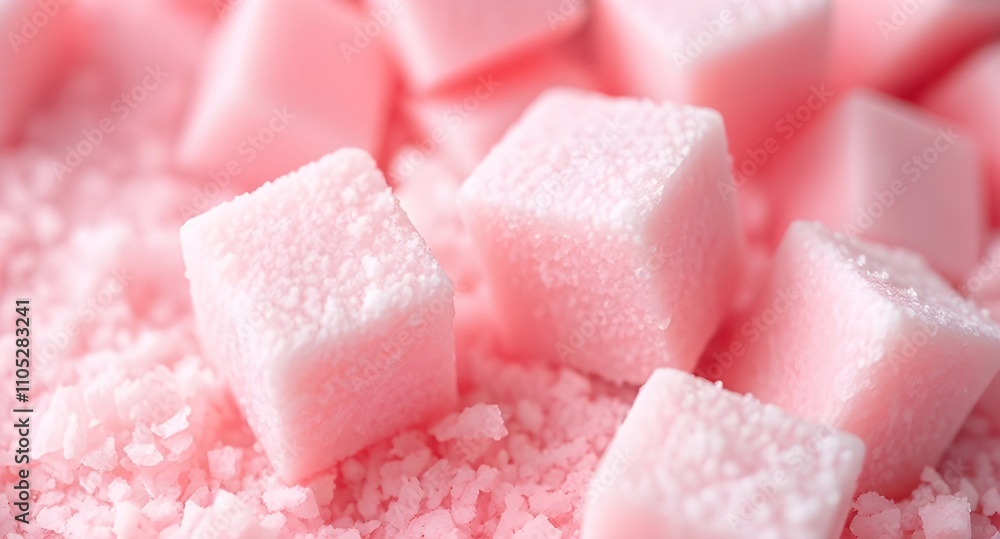 pink sugar cubes background pink sugar cubes background