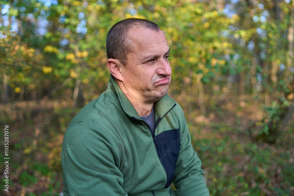 Expressive man portrait Expressive man portrait