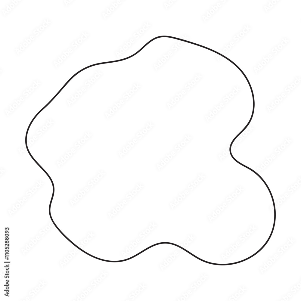 abstract blobs outline for background abstract blobs outline for background