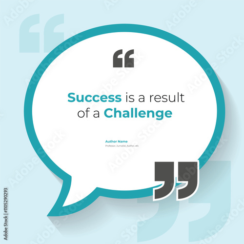 Bubble testimonial banner, quote, infographic. Social media post template designs for quotes. Empty speech bubbles, quote bubbles and text box