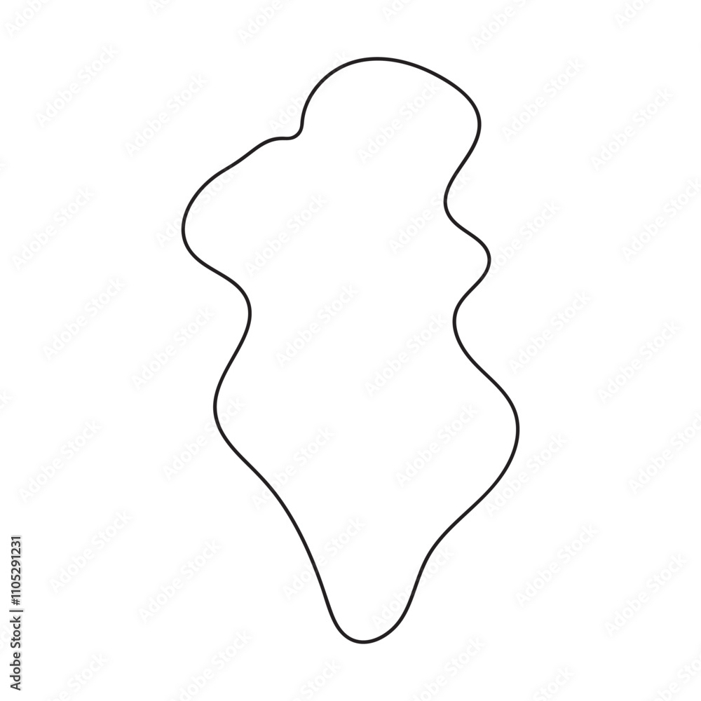 abstract blobs outline for background abstract blobs outline for background