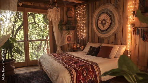 Cozy Woodland Treehouse Ren...