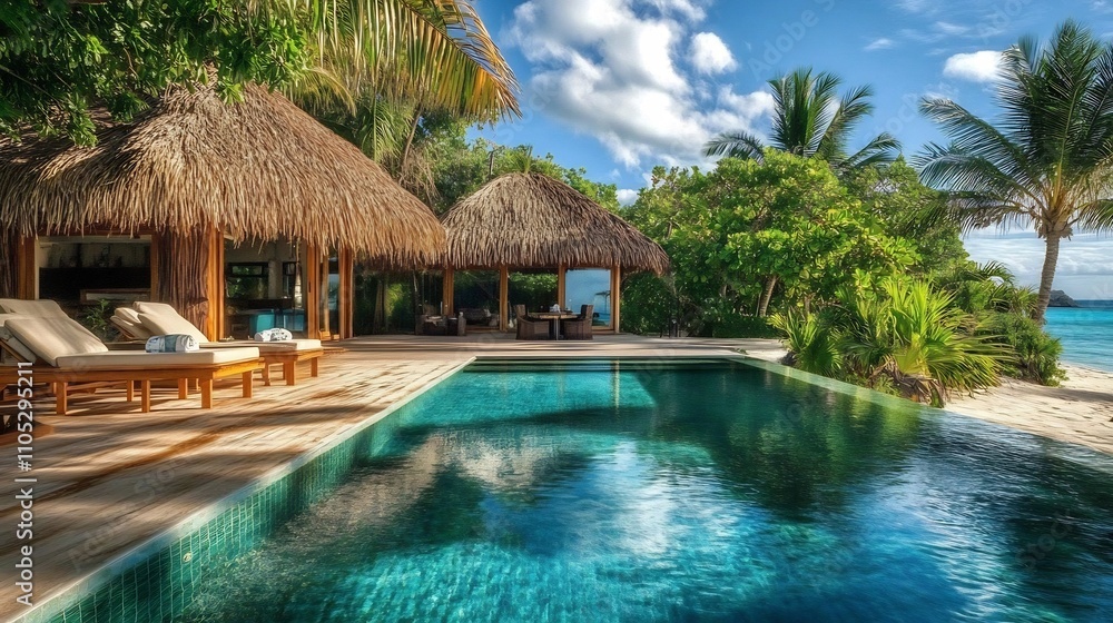 Exclusive Tropical Beachfront Villa Rental in Private Island Paradise Exclusive Tropical Beachfront Villa Rental in Private Island Paradise