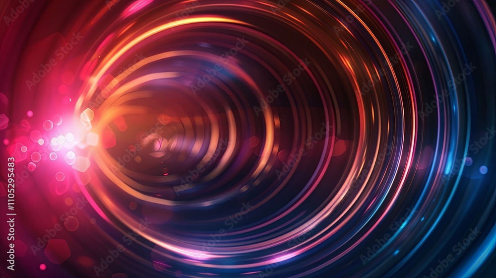 Abstract circle light effect background Abstract circle light effect background