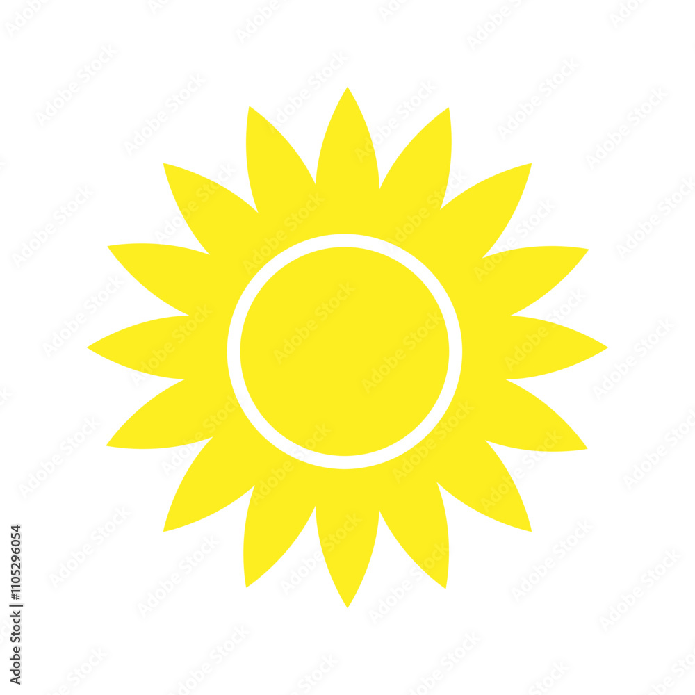 Sun vector icon. Summer illustration sign. hot symbol or logo. Sun vector icon. Summer illustration sign. hot symbol or logo.