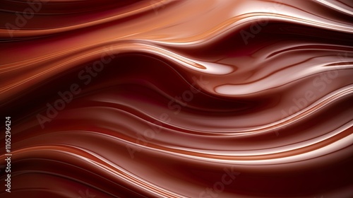 Coffee or chocolate brown color iquid drink texture background swirling delicious chocolate