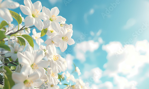 spring flowers background