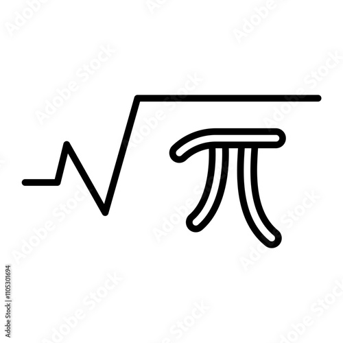 Pi Designs line icon